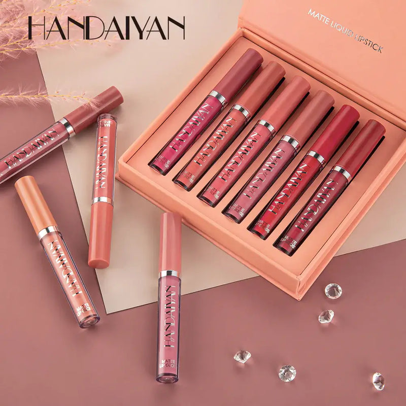 10% OFF -  Kit Batom de Longa Duração Handaiyan + Brinde: Esponja Demaquilante