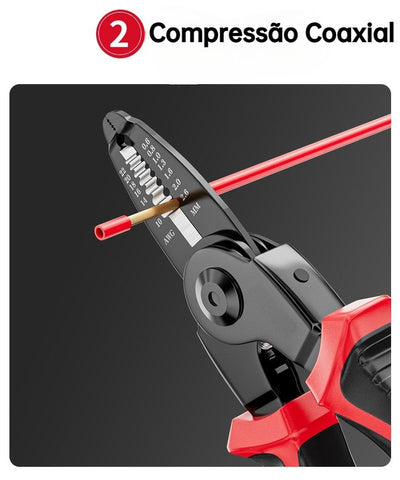 Plier Pro - Alicate Multifuncional 5 em 1 + BRINDE: Trena Portátil Auto Retrátil