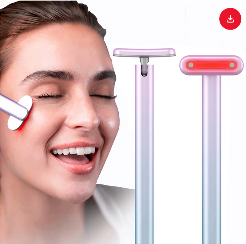 Skin LED - Varinha Rejuvenescedora de LED para Tratamento Anti-Idade
