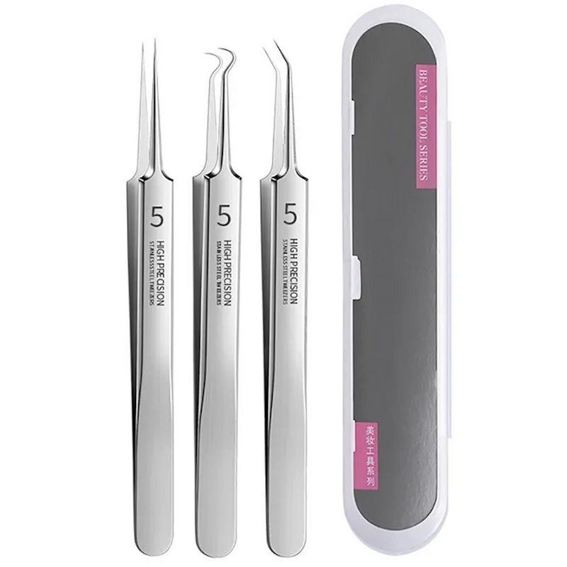 Pinças Super Clamp - Kit Removedor de Cravos e Espinhas [COMPRE 1 LEVE 3]