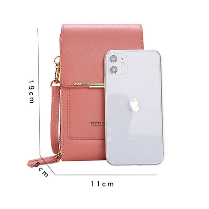Bolsa TouchScreen de Couro + Brinde