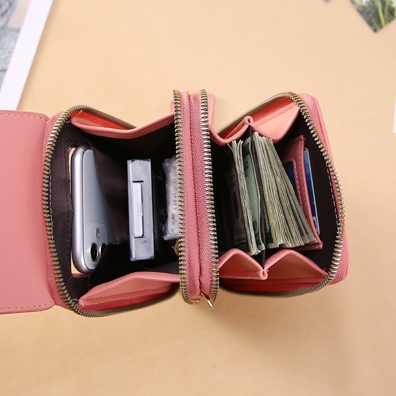Bolsa TouchScreen de Couro + Brinde