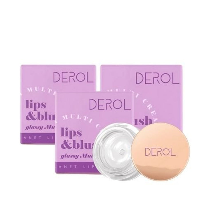 Blush Mágico Derol - Maquiagem de Cores Vibrantes para Rosto e Lábios