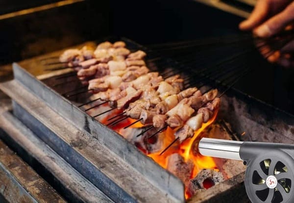 Acendedor de Churrasqueira Blower Max + Livro Exclusivo: 30 Receitas que Você Nunca Fez Antes