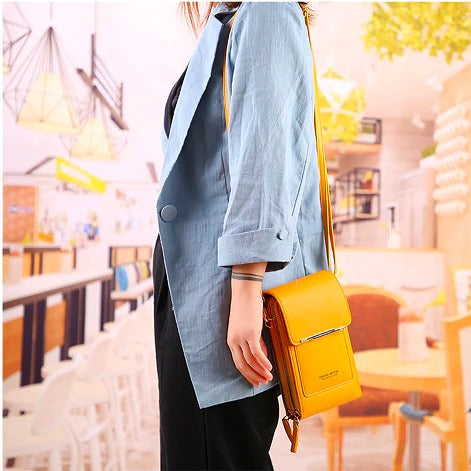 Bolsa TouchScreen de Couro + Brinde