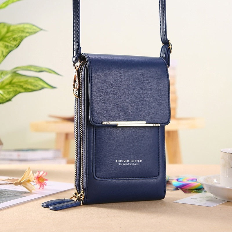 Bolsa TouchScreen de Couro + Brinde