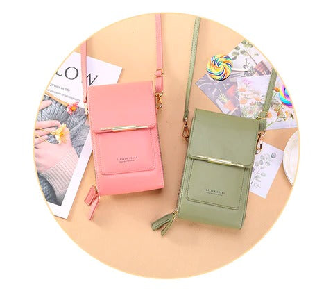 Bolsa TouchScreen de Couro + Brinde