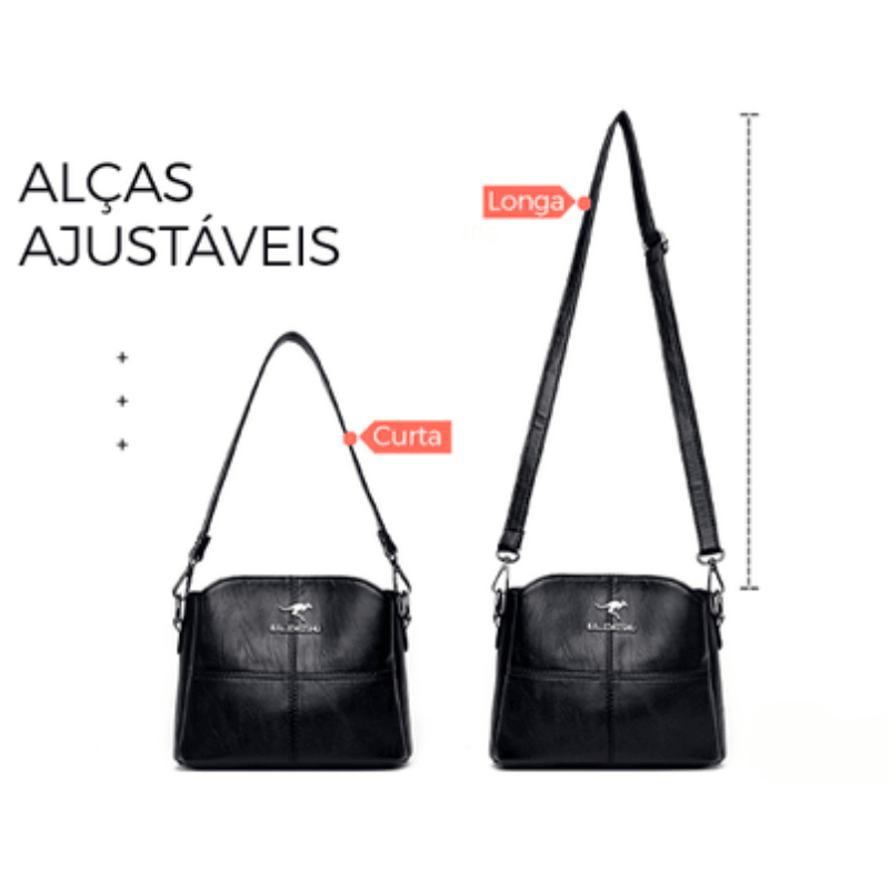 Beauty Lass® Bolsa de Couro