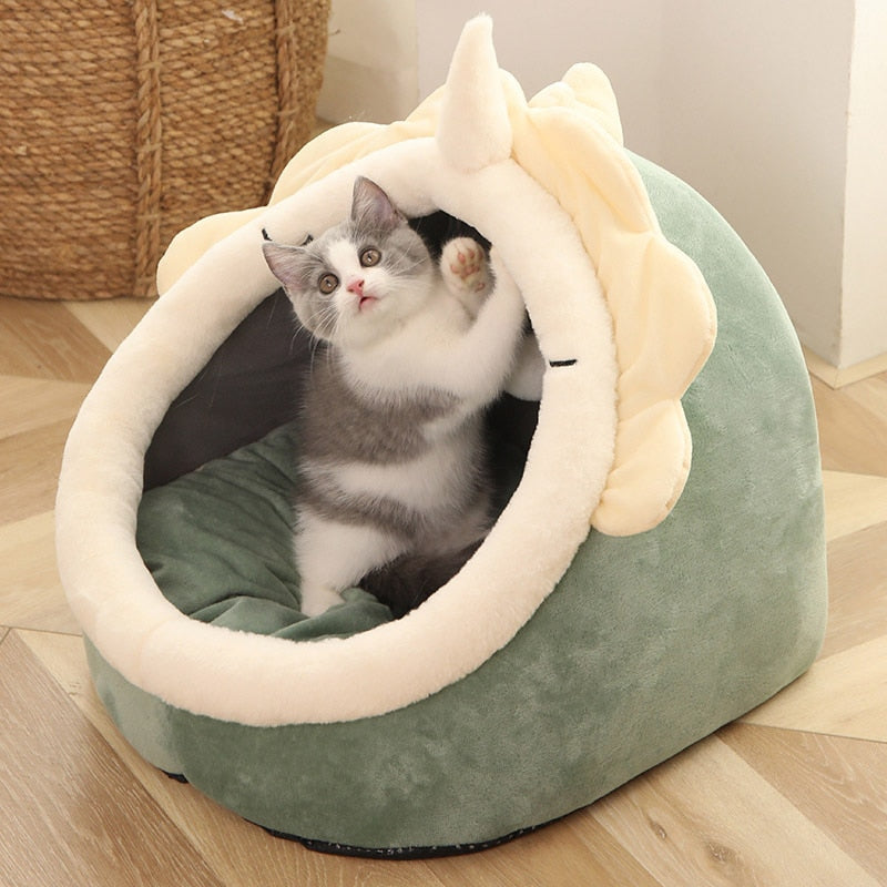 Cesta de Pelúcia Doce Gato