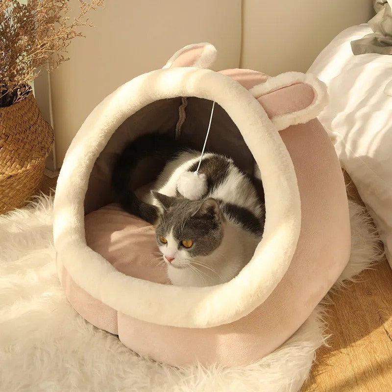 Cesta de Pelúcia Doce Gato