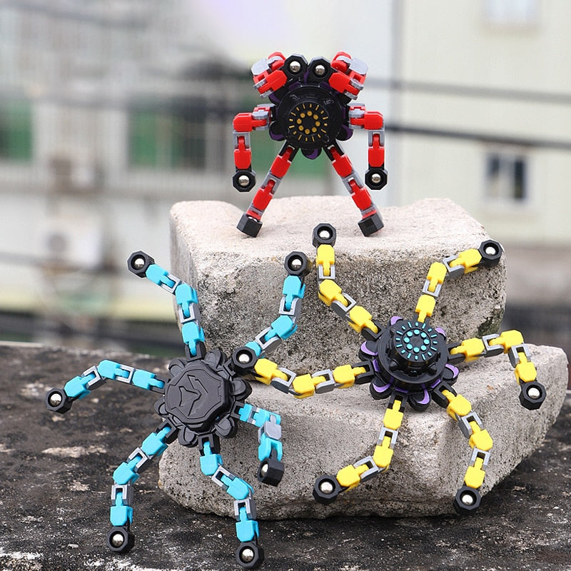 Brinquedo Spinner Rotatório e Moldável