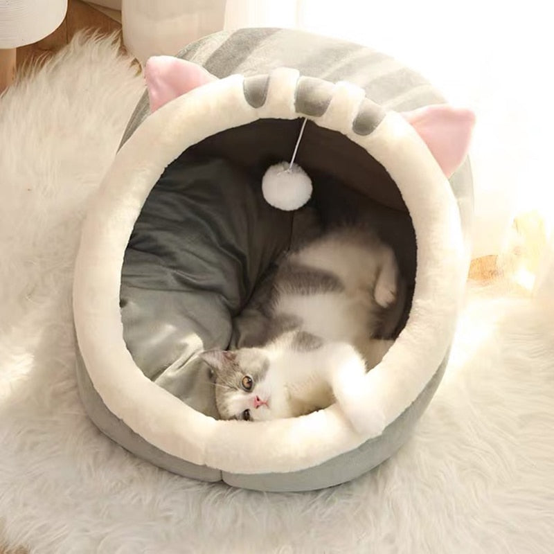 Cesta de Pelúcia Doce Gato