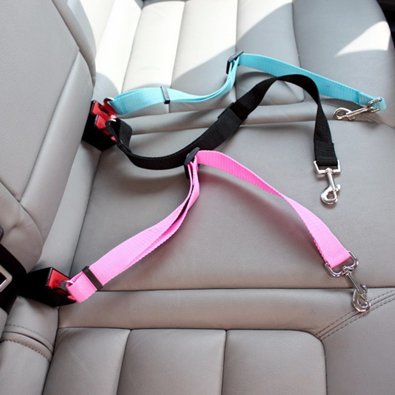 Cinto de Carro Acoplável à Coleira para Cachorros