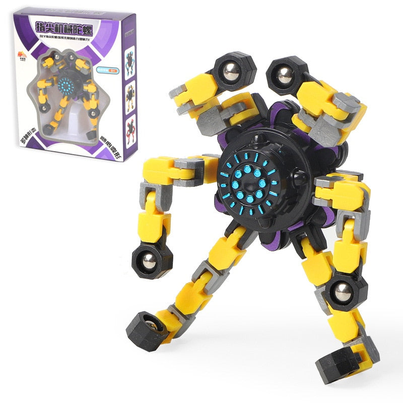 Brinquedo Spinner Rotatório e Moldável