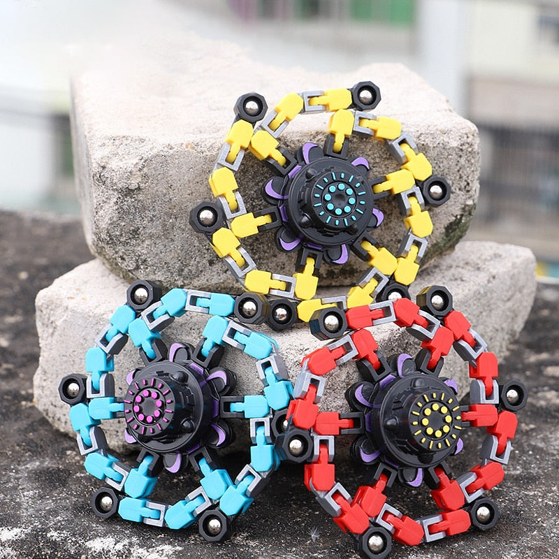 Brinquedo Spinner Rotatório e Moldável