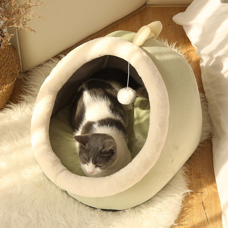 Cesta de Pelúcia Doce Gato