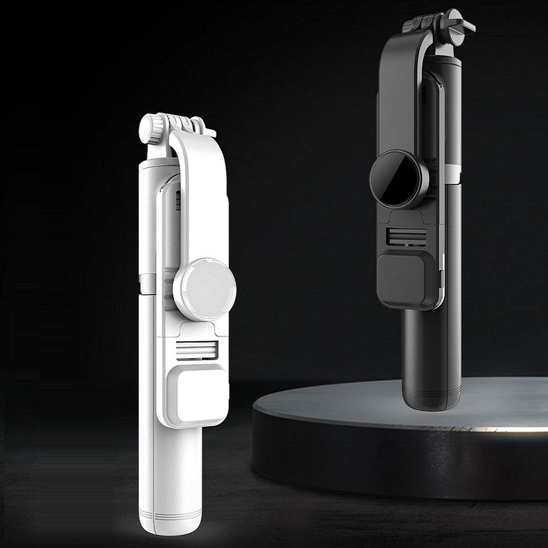Mini Tripé Dobrável Compatível com Bluetooth com Controle Remoto para IOS Android