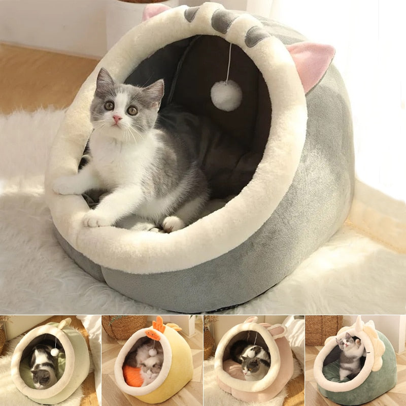 Cesta de Pelúcia Doce Gato