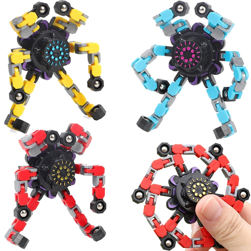 Brinquedo Spinner Rotatório e Moldável