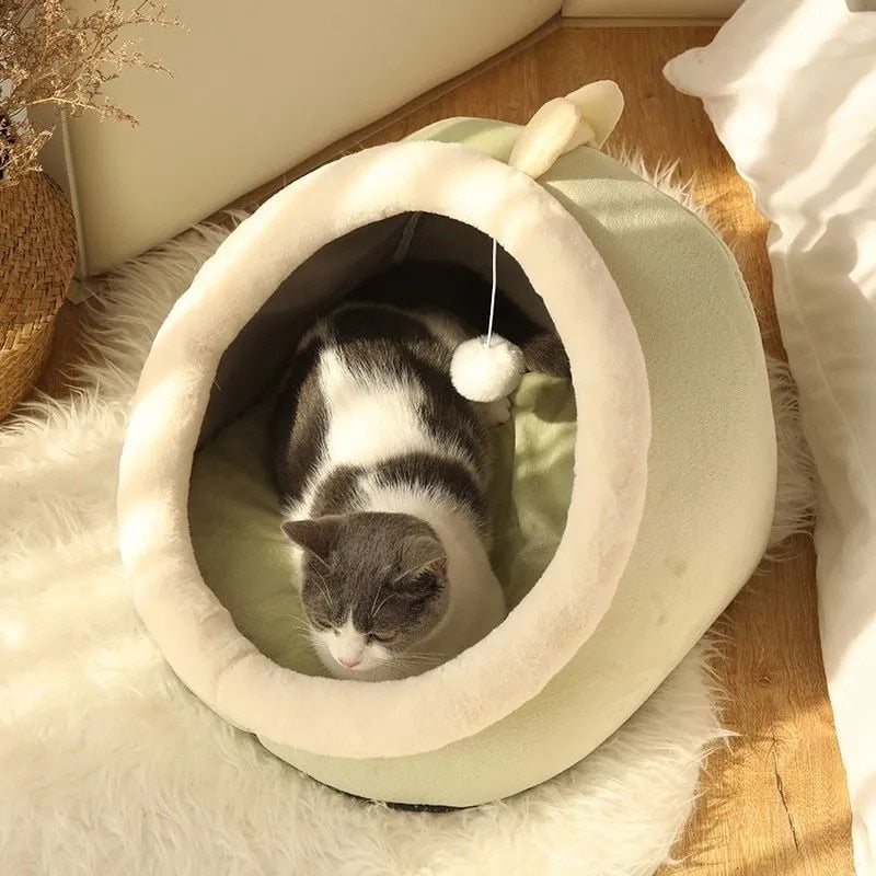Cesta de Pelúcia Doce Gato