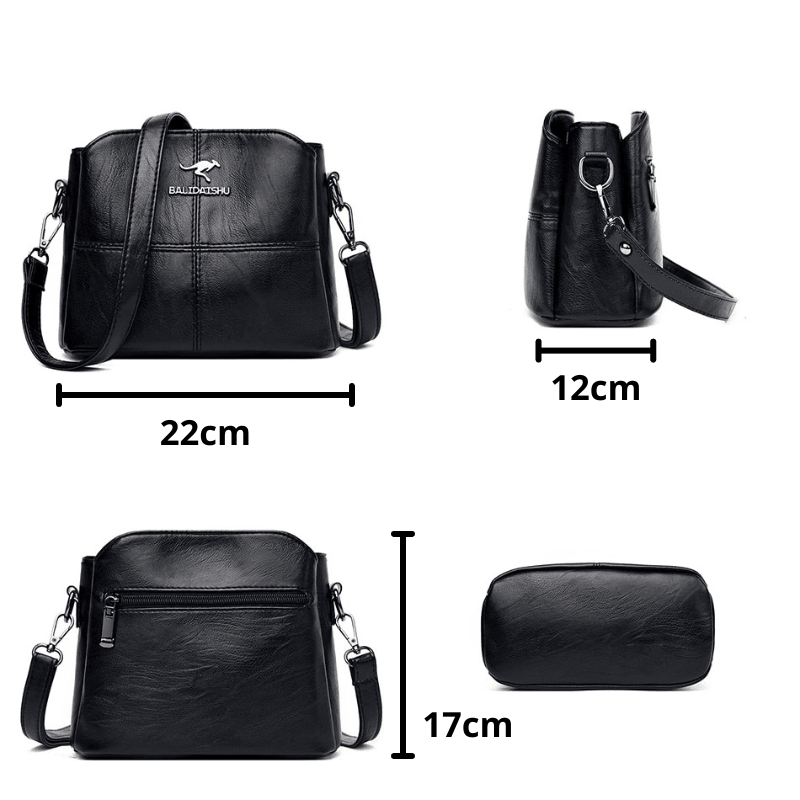 Beauty Lass® Bolsa de Couro