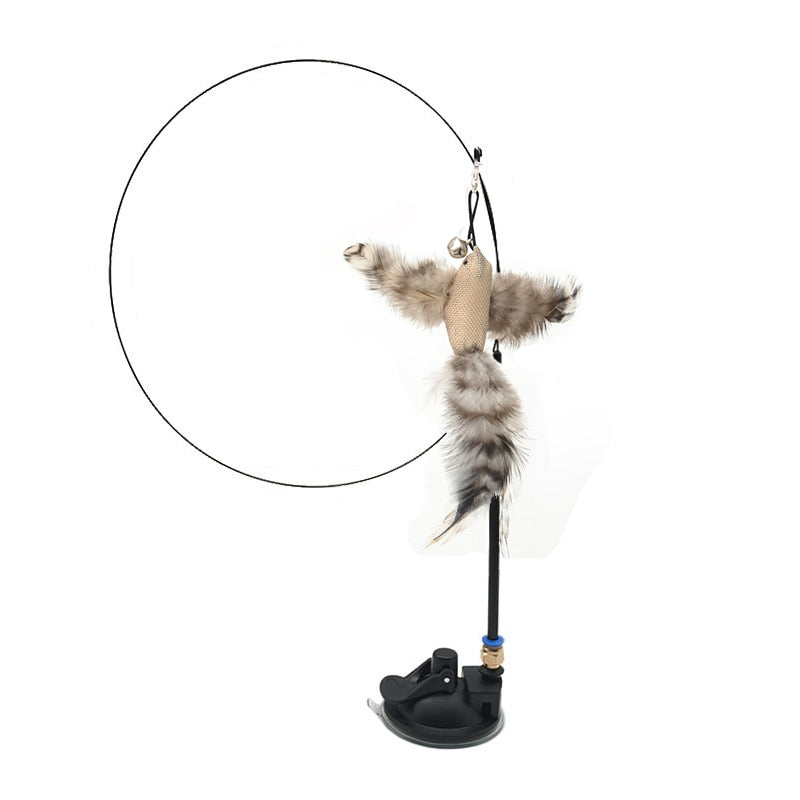 Brinquedo para Gatos - Vara com Pássaro