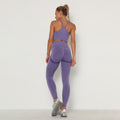 Conjunto Feminino de Treino: Top de Manga Longa e Legging Cintura Alta