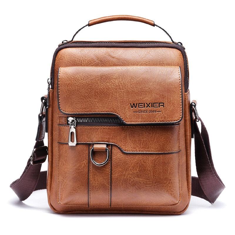 Bolsa Masculina Nobreza de Couro de Plutônio Weixier
