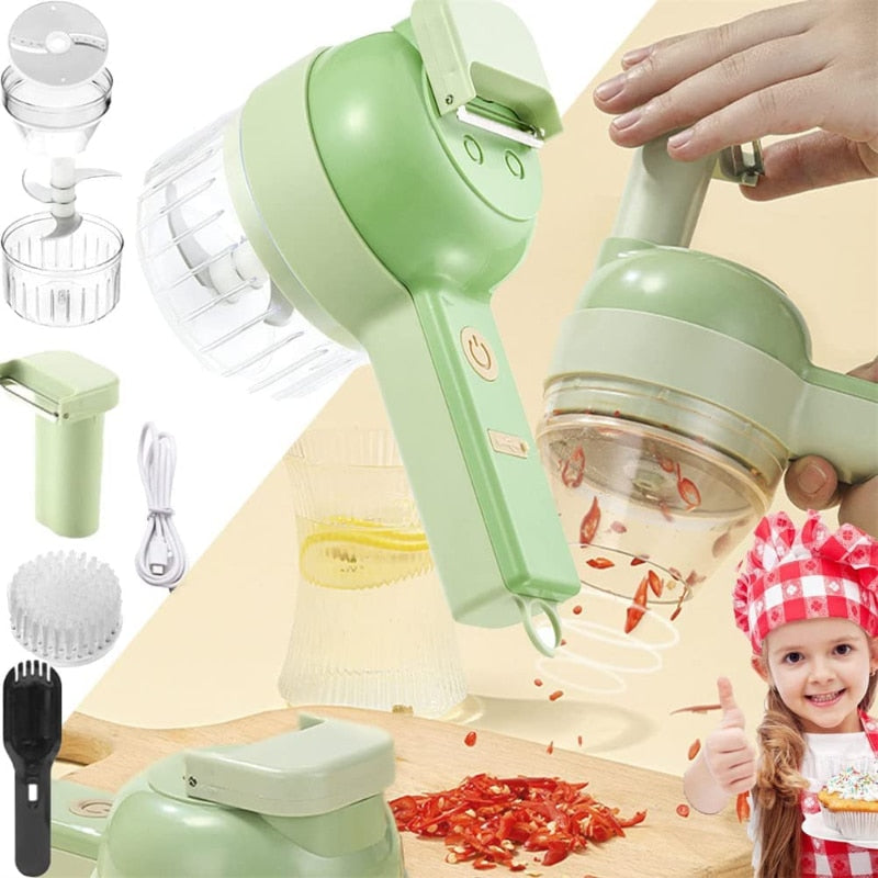 Triturador Multifuncional 4 em 1 + Brinde Livro com 30 Receitas que Você Nunca Fez Antes