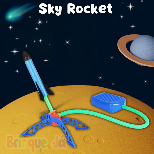 Sky Rocket™ - Lançador + 3 Foguetes