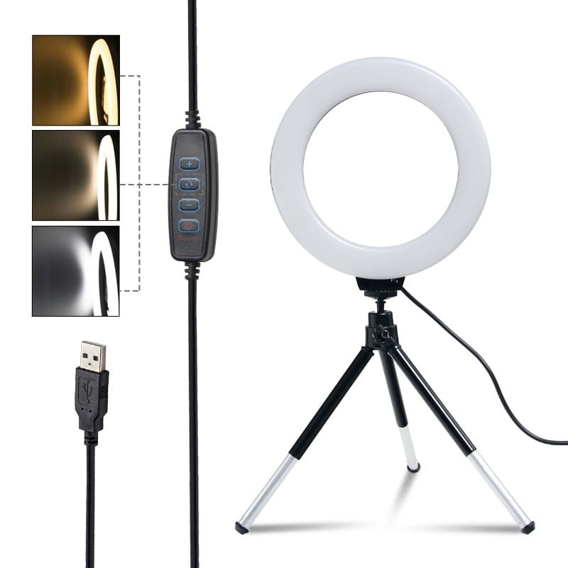 Ring Light com Tripé