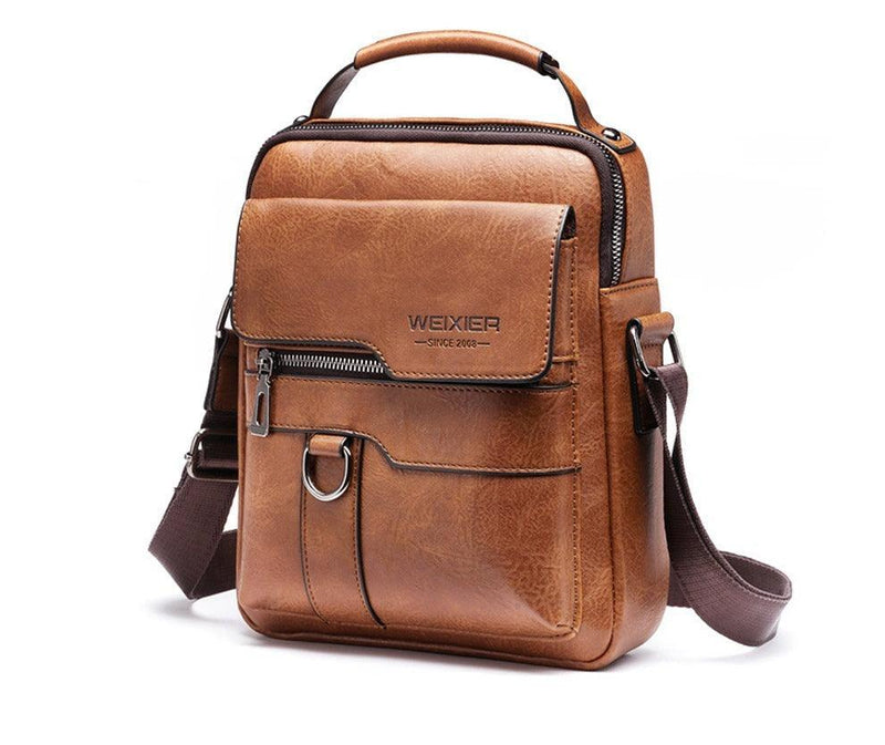 Bolsa Masculina Nobreza de Couro de Plutônio Weixier