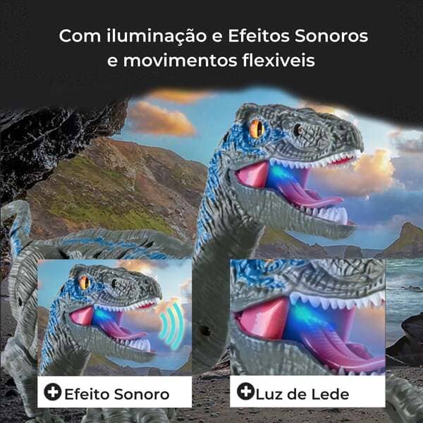 Velociraptor Maluco ™ + Ebook Exclusivo