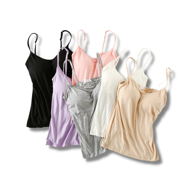 Blusa Soft Fit - Sutiã Embutido e Tecido Respirável [PAGUE 2 e LEVE 5]