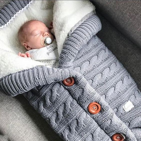 Saco de Dormir de Malha para Bebê