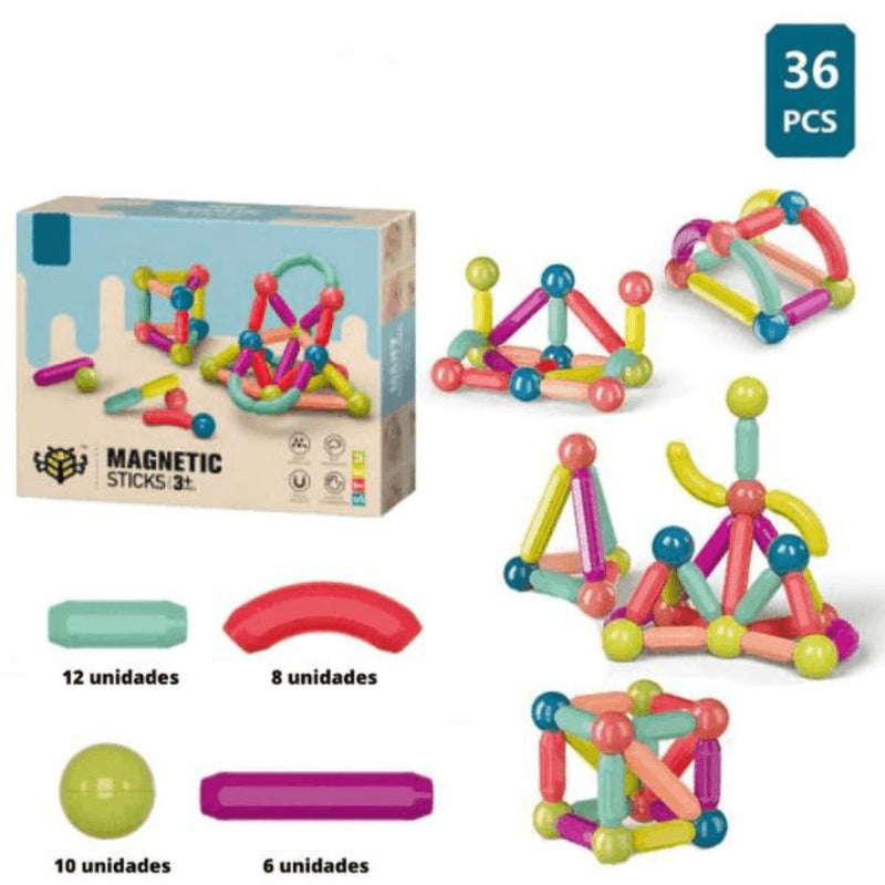 MagneticKids™ + Brinde Exclusivo: Livro Guia para o Desenvolvimento Cognitivo Infantil