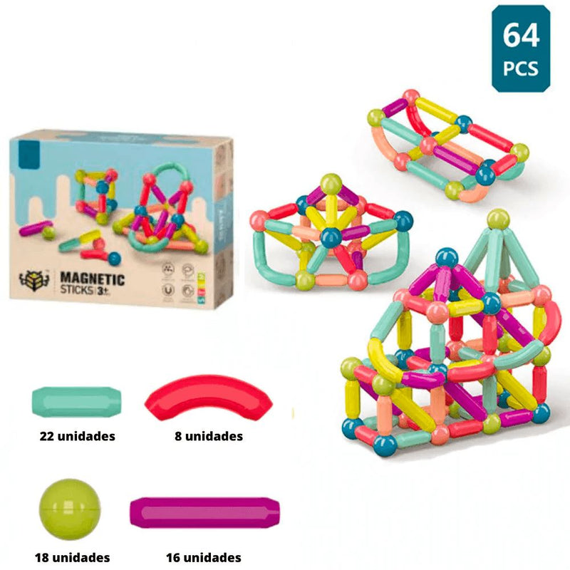 MagneticKids™ + Brinde Exclusivo: Livro Guia para o Desenvolvimento Cognitivo Infantil