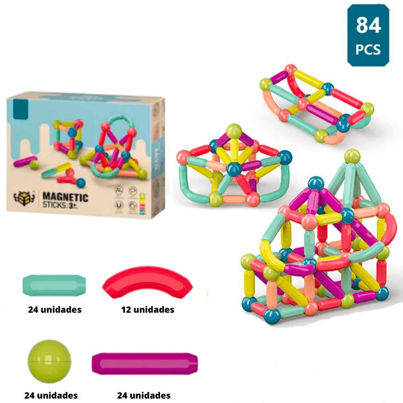MagneticKids™ + Brinde Exclusivo: Livro Guia para o Desenvolvimento Cognitivo Infantil