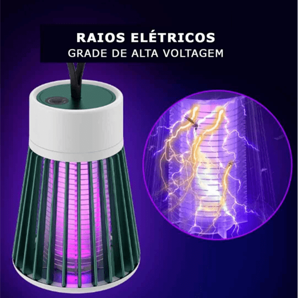 Luminária Mata Mosquitos Ultravioleta