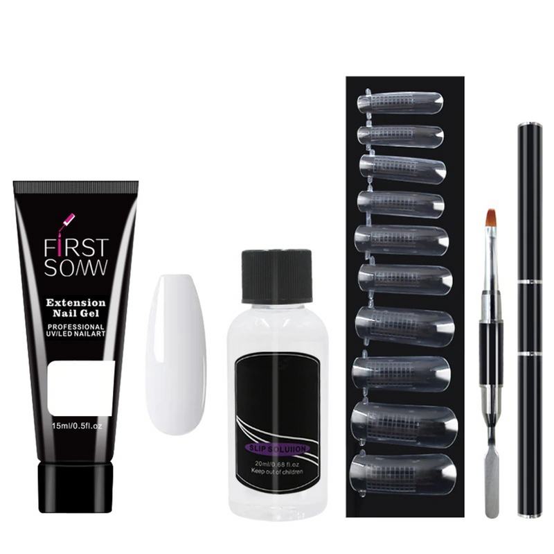 PolyNail - Kit Unhas Postiças Moldáveis para Manicures com qualquer nível de Experiência