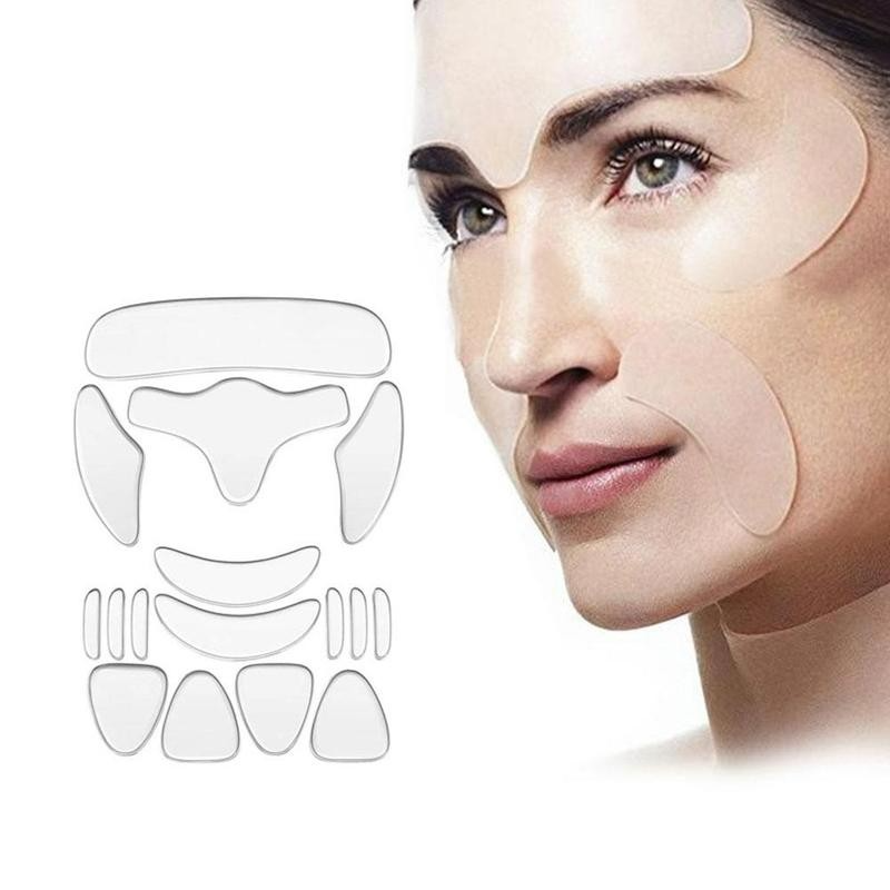 Adesivos Faciais Anti-rugas Reutilizáveis