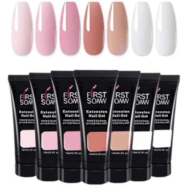 PolyNail - Kit Unhas Postiças Moldáveis para Manicures com qualquer nível de Experiência