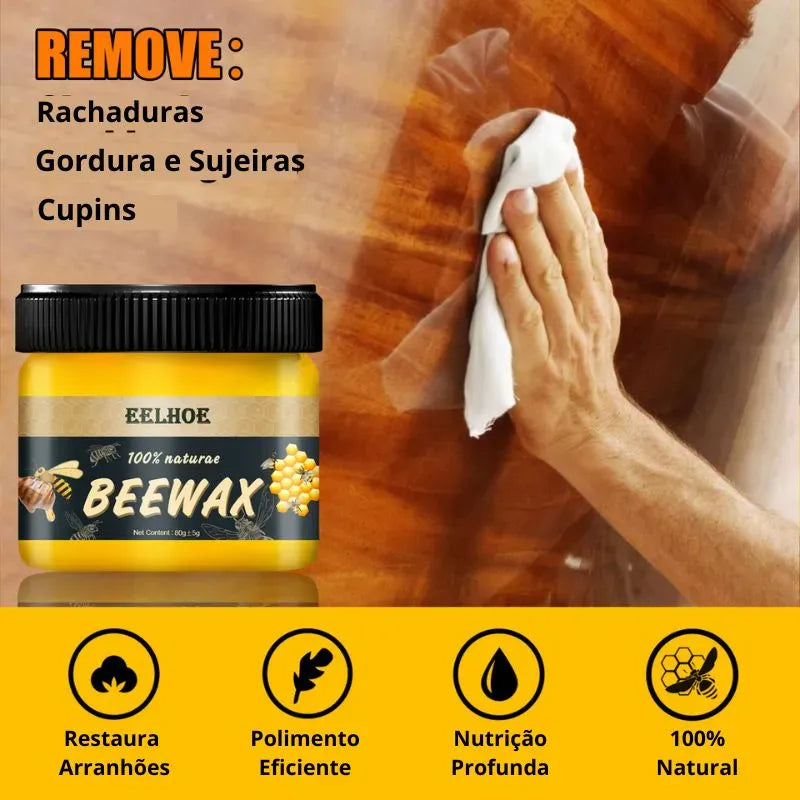 BeeWax - Cera Revitalizadora de Madeiras  [COMPRE 1 LEVE 2]